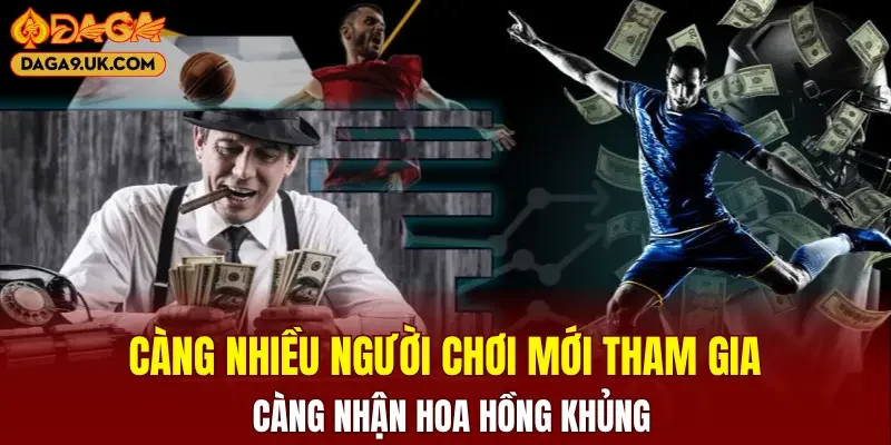 Giới thiệu nhiều người chơi nhận hoa hồng khủng